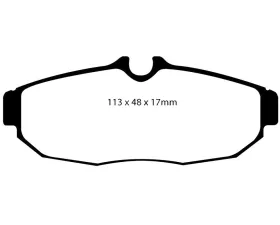 EBC Racing Rear RP-X Track & Race Brake Pads Ford Mustang 2005-2012