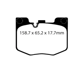 EBC Racing Rear RP-X Track & Race Brake Pads BMW | Toyota GR Supra A90 2020-2024