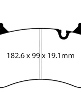 EBC Brakes EBC Racing RP-1 Track & Race Brake Pads for BMW M2 2023, M3/M4 2021+                                     - DP82454RP1 - Image 2