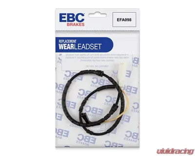 EBC Brakes Front Replacement Wear Lead Sensor Kit BMW 3350 xDrive 3.0TT E90 2009 - EFA098