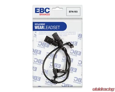 EBC Brakes Rear Replacement Wear Lead Sensor Kit Audi A4 B9 2017-2020 - EFA193