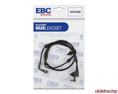 EBC Brakes Rear Replacement Wear Lead Sensor Kit Jaguar XE 2016+ - EFA198