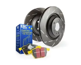 EBC Brakes Front Stage 10 Super Sport Kit Greenstuff 2000 and GD Rotors Acura TL 3.2 Manual Brembo | Cadillac CTS 3.6 w/315mm Rear Rotors 2004-2013