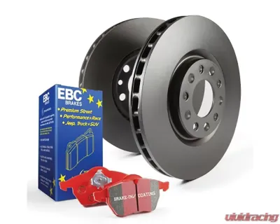 EBC Brakes Rear Stage 12 Kit Redstuff Pads and RK Premium Rotors Chevrolet Cobalt 2.0 Turbo SS | Ford Escape 1.6 Turbo 2WD 2008+ - S12KR1605
