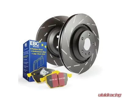 EBC Brakes Front Stage 9 Kits Yellowstuff Brake Pads and USR Slotted Rotors Toyota Corolla Hatchback 2019+ - S9KF1883