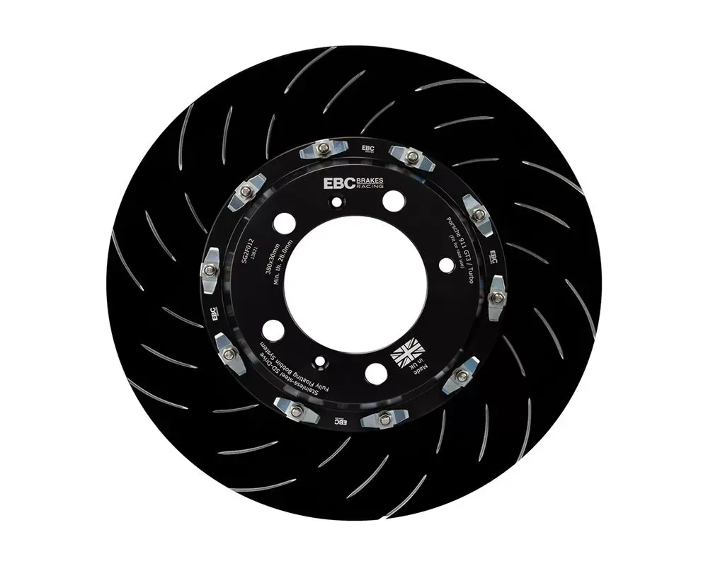 EBC Brakes 2-Piece Rear SG Series Floating Brake Disc Rotors Porsche 911 | Cayman 2013-2019 - SG2F012