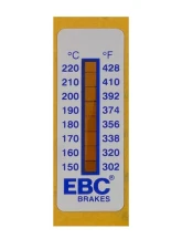EBC Brakes 8 Level Caliper Temperature Strips                                     - TS001 - Image 3