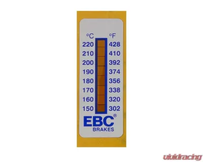 EBC Brakes 8 Level Caliper Temperature Strips - TS001