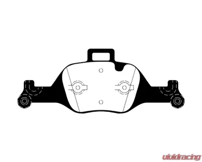 EBC Brakes Ultimax OE Replacement Front Brake Pad Set BMW 530 G30 2.0L Turbo 2017+ - UD2060