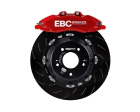 EBC Brakes Racing Red Apollo-6 Calipers 380mm Rotors Front Big Brake Kit Honda Civic Type-R FK8 2.0T 2017-2022