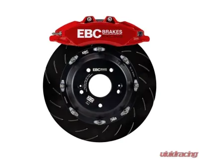 EBC Brakes Racing Red Apollo-6 Calipers 380mm Rotors Front Big Brake Kit Honda Civic Type-R FK8 2.0T 2017-2022 - BBK037RED-1
