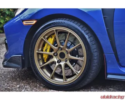 EBC Brakes Luminous Yellow Apollo-6 Calipers 380mm Rotors Front Big Brake Kit Honda Civic Type-R FK8 2.0T 2017-2022 - BBK037YEL-1