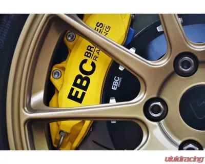 EBC Brakes Luminous Yellow Apollo-6 Calipers 380mm Rotors Front Big Brake Kit Honda Civic Type-R FK8 2.0T 2017-2022 - BBK037YEL-1