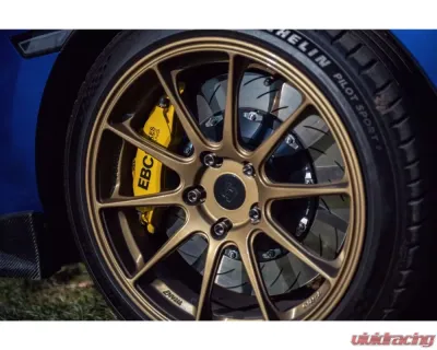EBC Brakes Luminous Yellow Apollo-6 Calipers 380mm Rotors Front Big Brake Kit Honda Civic Type-R FK8 2.0T 2017-2022 - BBK037YEL-1