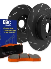 EBC Brakes Front S15 Kits Extra Duty Pads & Ultimax Grooved Rotors Ford | Mazda | Mercury 2005-2012                                     - S15KF1032 - Image 2