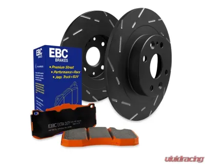 EBC Brakes Front S15 Kits Extra Duty Pads & Ultimax Grooved Rotors Ford | Mazda | Mercury 2005-2012 - S15KF1032