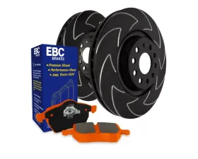 EBC Brakes Front S7 Kits Orangestuff Pads & BSD Rotors for Jeep Cherokee 2014-2023