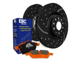 EBC Brakes Front S8 Kits Orangestuff Pads & GD Rotors for Cadillac, Chevrolet, GMC 2019-2023