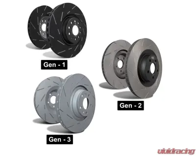 EBC Brakes Rear 290mm USR Series Fine Slotted Disc Rotors (Pair) Subaru Impreza 2.0 2001-2005 - USR1059