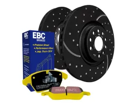 EBC Brakes Front S5 Kits Yellowstuff Pads & GD Rotors Honda CR-Z 1.5 Hybrid 2010-2015