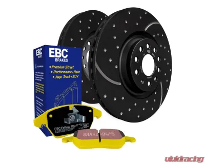 EBC Brakes Rear S5 Kits Yellowstuff Pads & GD Rotors Honda CR-Z 2011-2015 - S5KR1802
