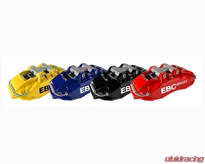 EBC Brakes 380mm Rotor Diameter Options 6-Piston Apollo Big Brake Kit (Luminous Yellow) Nissan Z 2023+ - BBK044YEL-2
