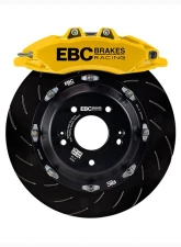 EBC Brakes 380mm Rotor Diameter Options 6-Piston Apollo Big Brake Kit (Luminous Yellow) Nissan Z 2023+                                     - BBK044YEL-2 - Image 6