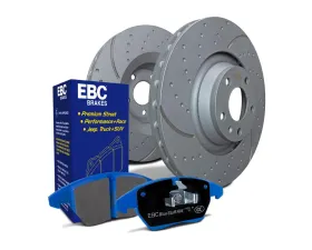 EBC Brakes Rear S6 Kits Bluestuff Pads & GD Rotors Ford Fiesta ST 1.6 2014-2019
