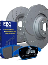 EBC Brakes Front S6 Kits Bluestuff Pads & GD Rotors for 2019 Cadillac CT6 2.0 Turbo                                     - S6KF1433 - Image 2