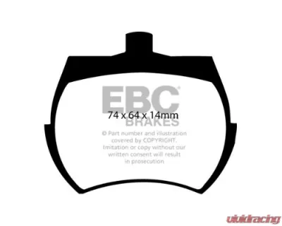 EBC Brakes Front Bluestuff NDX Brake Pad - DP5127NDX