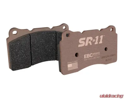 EBC Brakes Front SR-11 Full Race Pad and 2-Piece Floating Rotor Kit for Ford Mustang 2006-2014 - S31KF1006