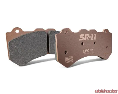 EBC Brakes Front SR-11 Full Race Pad and 2-Piece Floating Rotor Kit for Nissan GT-R R35 2008-2011 - S31KF1017