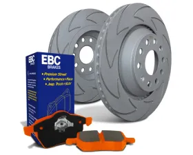 EBC Brakes Front S7 Kits Orangestuff Pads & BSD Rotors for Acura MDX 2007-2013, Honda Pilot 2009-2015