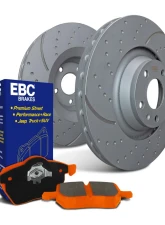 EBC Brakes Front S8 Kits Orangestuff Pads & GD Rotors for Audi SQ5 3.0 Turbo 2018-2024                                     - S8KF1276 - Image 2