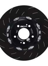 EBC Brakes Front SR-11 Full Race Pad and 2-Piece Floating Rotor Kit for Mitsubishi Lancer Evo 10 2008-2016                                     - S31KF1003 - Image 4