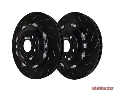 EBC Brakes 365x25mm One-Piece Grooved Rear Brake Rotors Land Rover 2012+ - SG2040