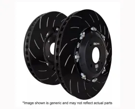 EBC Brakes 330x28mm Slotted Front Replacement Discs Complete Assembly (Pair) Honda Civic Type-R 2001-2007