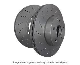 EBC Brakes Cross Drilled Rotor Set Mercedes-Benz CLS400 (C218) 2015-2018
