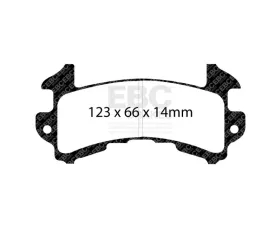 EBC Brakes Brake Pad Disc Rotor Kit for Oldsmobile Toronado 1979-1985, DP21146 + GD7163