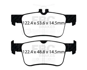 EBC Brakes Brake Pad Disc Rotor Kit DP22301 + GD2163 for Acura Integra Type-S 2023-2024