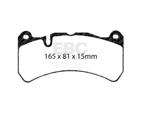 EBC Brakes Brake Pad Disc Rotor Kit DP31591C + RK2122XD for Subaru WRX STi 2018-2021