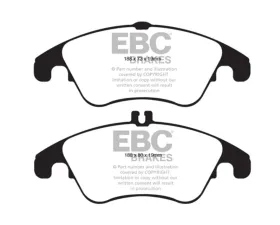 EBC Brakes Brake Pad Disc Rotor Kit DP31991C + RK1916XD for Mercedes-Benz CLS400 2015-2018