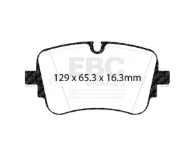 EBC Brakes Brake Pad Disc Rotor Kit DP32299C + RK2151 for Audi A8 Quattro 2018-2019