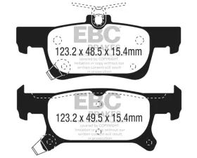 EBC Brakes Brake Pad Disc Rotor Kit DP33079C + RK7744 Buick Envision 2.5 2016-2018