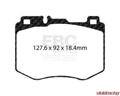 EBC Brakes Brake Pad Disc Rotor Kit UD1796 + RK2173XD for 2015 Mercedes-Benz C300 W205 2.0 - S1KF2069