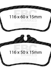 EBC Brakes Brake Pad Disc Rotor Full Kit UD1629 + RK2103 + UD1630 + RK2107 for Mercedes-Benz GL350 GL450 2013-2016                                     - S20K2306 - Image 2