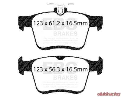 EBC Brakes Brake Pad Disc Rotor Full Kit for Volkswagen Jetta Mk7 2019-2023 S20K2332 - S20K2332