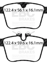 EBC Brakes Brake Pad Disc Rotor Full Kit for Land Rover Discovery Sport 2018-2020                                     - S20K2333 - Image 2
