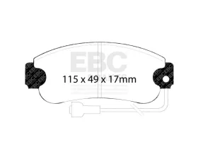 EBC Brake Pad Disc Rotor Full Kit UD2133 + RK2195 + UD1821 + RK2159 Land Rover Discovery Sport 2018-2020