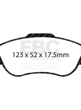 EBC Brakes Brake Pad Disc Rotor Full Kit UD1001 RK1056 UD961 RK7839 for Subaru Toyota 2017-2021                                     - S20K2338 - Image 2